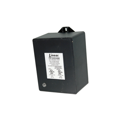 Nortek Control PIP12VDC60W Plug In Power Supply, 12VDC 60W Regulated Ul, Pip 12VDC60W 5Amp 0-299117Ru