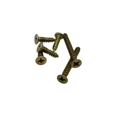 Kwikset 81711-3 Combo Screws Bright Brass Finish