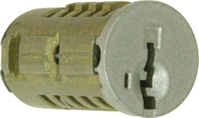 Kwikset 83373-008 (SILVER) KW1 SmartKey Deadbolt Cylinder Plug Only, Silver (US15)