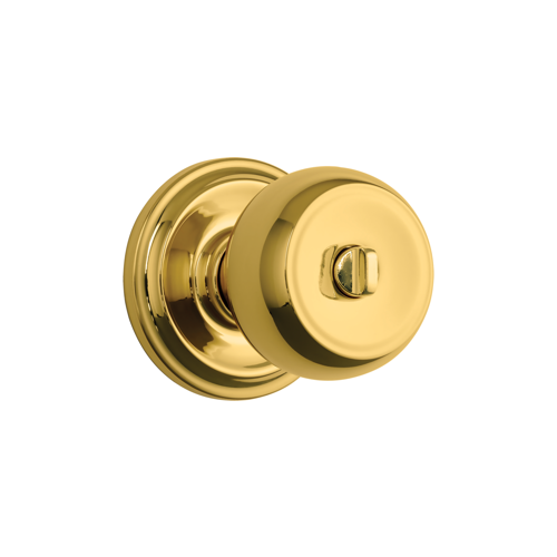 Stafford Privacy Push Pull Rotate Lockset Polished Brass Finish