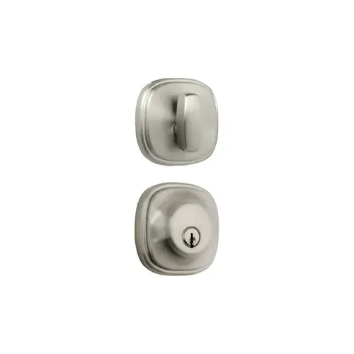 Weldon Single Cylinder Deadbolt Satin Nickel Finish