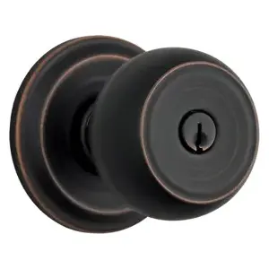 Brinks Push Pull Rotate Stafford Oil Rubbed Bronze Passage Knob ANSI Grade 2 KW1 1.75 in. Brinks Push Pull Rotate Stafford Oil Rubbed Bronze Passage Knob ANSI Grade 2 KW1 1.75 in.