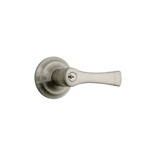 Entry Lever Push Pull Rotate Harper Satin Nickel KW1 1.75" Satin Nickel