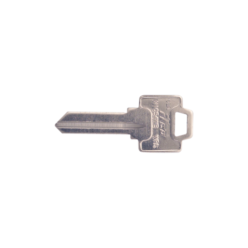 Weiser Key Blank Nickel Plated Finish - pack of 10