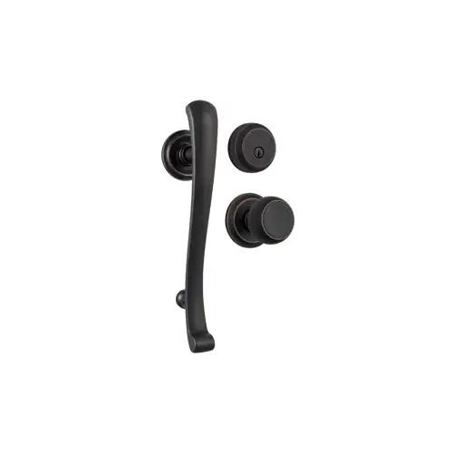 Brinks 23072150 Rourke Single Cylinder Handleset with Staff Trim Tuscan Bronze Finish