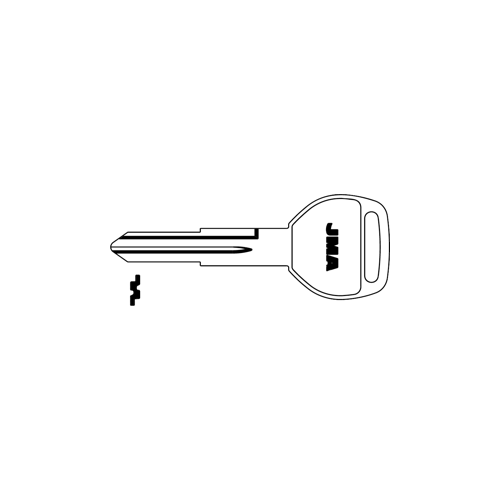 Kaba Ilco HD103NP Taylor Honda HD103 Key Blank Nickel Plated Finish