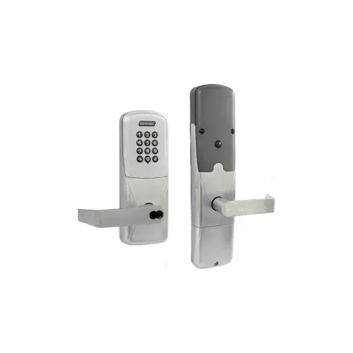 KIT - Keypad Networked Wireless Classroom/Storeroom Mortise Lock, Rhodes Lever with SFIC Prep (Small Format IC Core not Included), Satin Chrome 626