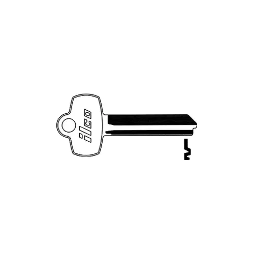 Kaba Ilco B1179-1C-XCP10 Arrow 1D Blank Key Silver - pack of 10 Buy Now