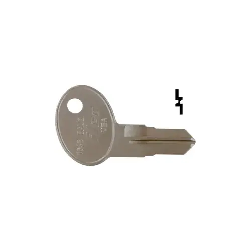 Bauer Key Blank Silver - pack of 10