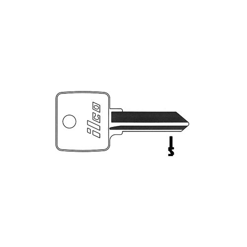 Arco Blank Utility Key Silver