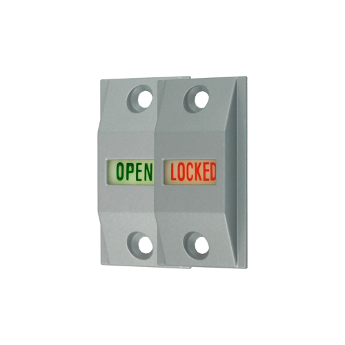 International Door Closers LI-4089-AL International Commercial Storefront Door Lock Indicator Set - LI 4089