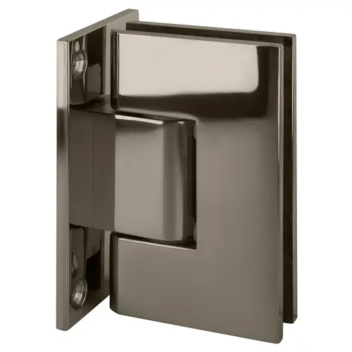 CRL V1E337PN Polished Nickel Vienna 337 Series Adjustable Wall Mount Full Back Plate Hinge