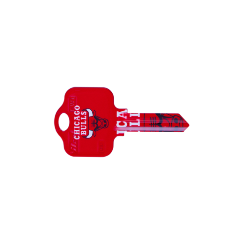 Ilco Unican Corporation SC1-NBA-BULLS Team Key NBA Chicago Bulls Painted