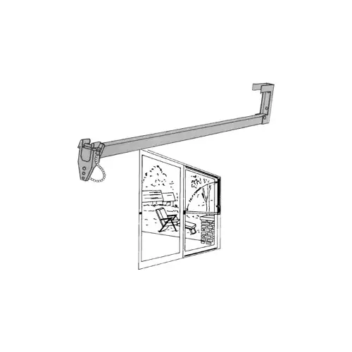 48in CharleY-Bar White Tube security Bar Assembly - pack of 50