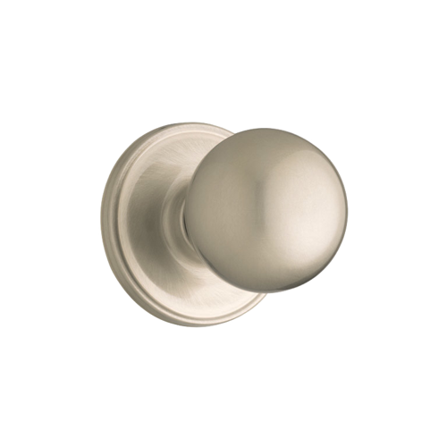 Huntington Series Dummy Door Knob, 2-1/8 in Dia Knob, Satin Nickel - pack of 4