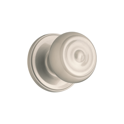 Phoenix Dummy Door Knob, 2-3/16 in Dia Knob, 1-3/8 to 1-3/4 in Thick Door, Satin Nickel