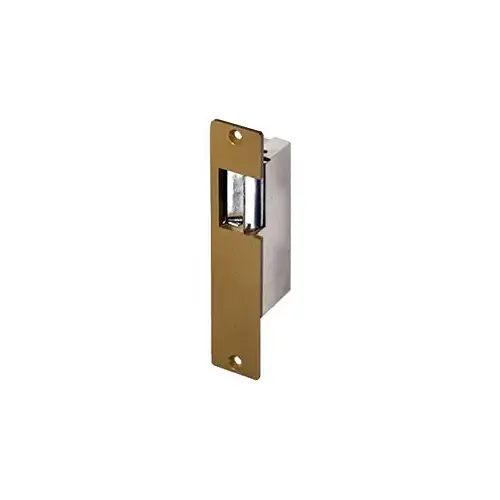 Electric Strike, 8-16VAC, Fail Secure, 5-7/8" x 1-1/4" Faceplate, up to 5/8" Throw, Satin Chrome