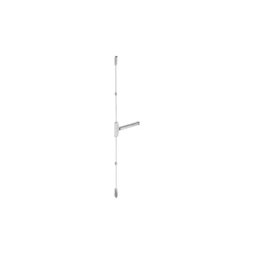 Fire Rated SVR Surface Vertical Rod Exit Device, Exit Only, 36" x 96", Less Dogging, Reversible Handing, UL, Grade 1,US32D/630 Bright Stainless Steel