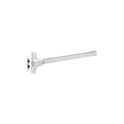 Fire Rated Rim Exit Device, Less Trim, No Dogging, 36", Grade 1, Stainless Steel 630/US32D