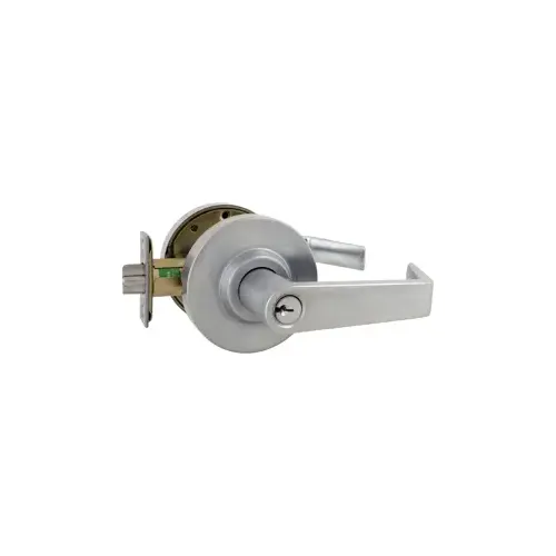 Storeroom Clutched Sierra Lever, Schlage C Keyway, 2-3/4" Backset, Grade 2, Satin Chrome US26D/626