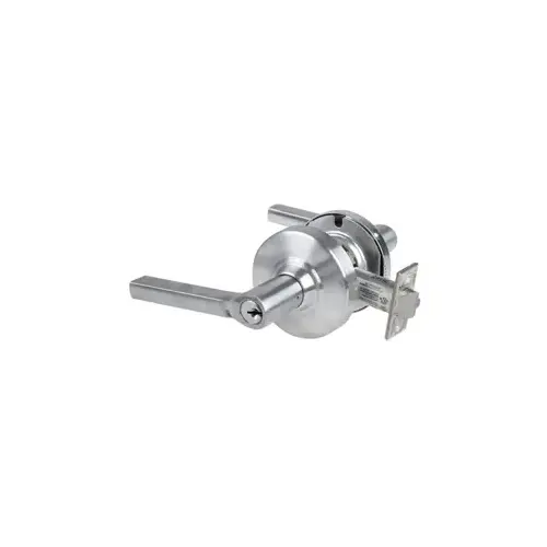 KIT - Grade 2, Classroom Latitude Lever, Key in Lever, C Keyway (Brushed Chrome Cylinder 626), 2-3/4" Backset, ANSI Strike, Satin Chrome 626, US26D