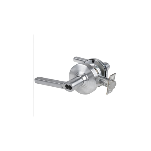 KIT - Grade 2, Office Latitude Lever, SFIC Prep (Small Format IC, Less Core), 2-3/8" Backset, ANSI Strike, Satin Chrome 626, US26D