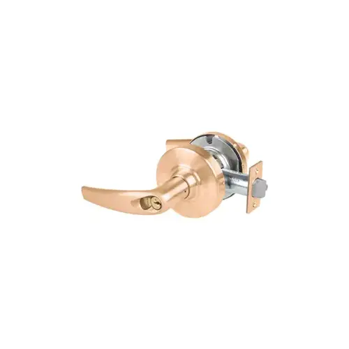 KIT - Grade 2, Classroom Athens Lever, FSIC Prep, Schlage Large Format IC Core Included, 6-Pin C Keyway (1-Bitted Brushed Brass Cylinder 606), 2-3/4" Backset, ANSI Strike, Satin Bronze 612, US10