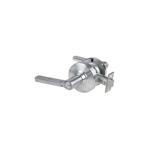 KIT - Grade 2, Privacy Latitude Lever, 2-3/8" Backset, ANSI Strike, Satin Chrome 626, US26D