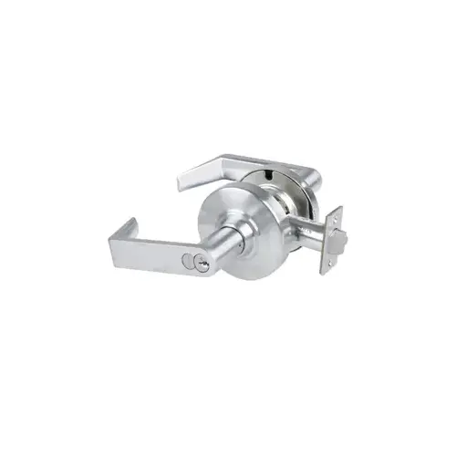 KIT - Grade 2, Classroom Rhodes Lever, FSIC Prep, Schlage Large Format IC Core Included, 6-Pin C Keyway (1-Bitted Brushed Chrome Cylinder 626), 2-3/4" Backset, ANSI Strike, Satin Chrome 626, US26D