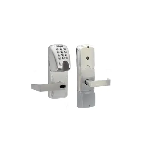 KIT - Mag-Stripe (Insert Card) and Keypad Stand Alone Apartment Mortise Lock, Rhodes Lever with SFIC Prep (Small Format IC Core not Included), Satin Chrome 626