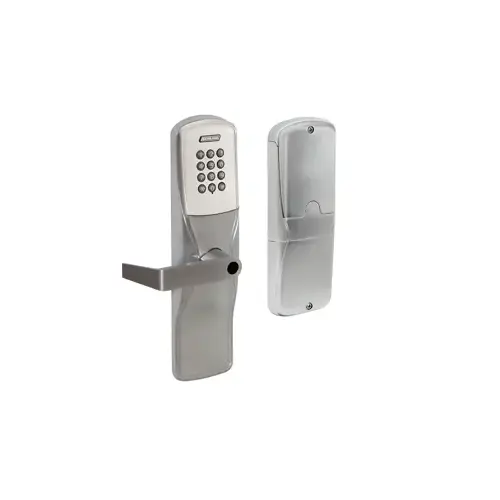 KIT - Keypad Stand Alone Exit Trim for Rim Exit Device, Rhodes Lever Less Cylinder (Conventional Cylinder not Included), Satin Chrome 626