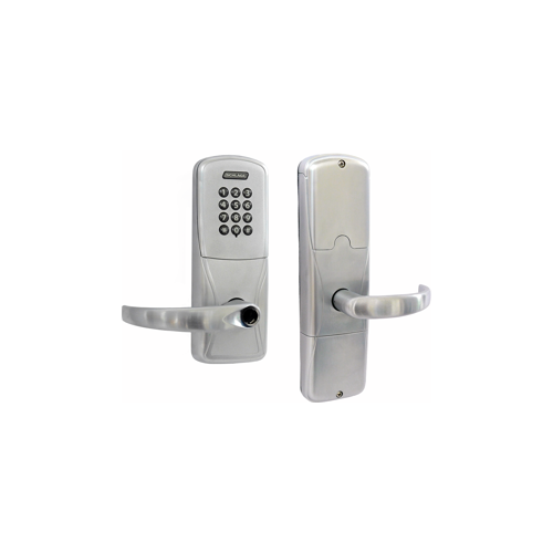 Keypad Stand Alone Office/Classroom Mortise Lock, Sparta Lever with FSIC Prep (Schlage Full Size IC Core not Included), Satin Chrome 626