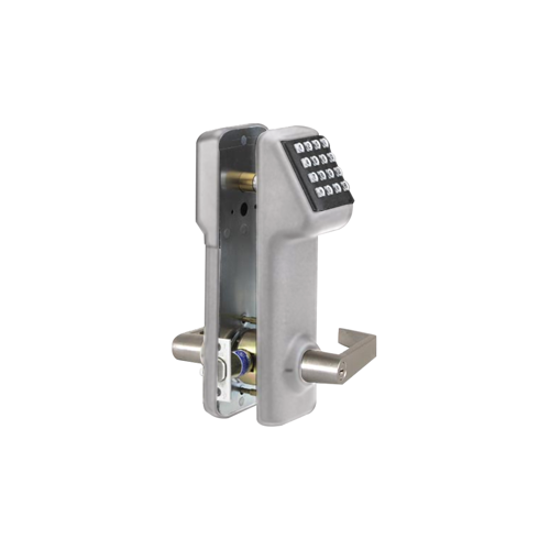 I-Qwik Lite Keypad Entry Cylindrical Lockset, 160 Users, Marks C Key Override, 2-3/4" Backset, ANSI Strike, Satin Chrome US26D/626