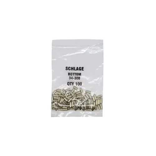 #8 Schlage Bottom Pin .285, Polybag 100 Pins