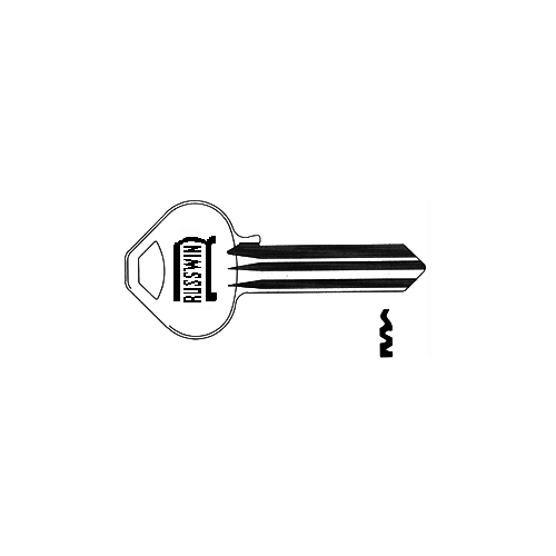 Key Blanks H5 Keyway 6-Pin, Nickel Silver, Original of Ilco A1011H5