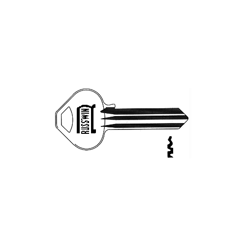 Key Blanks H2 Keyway 6-Pin, Nickel Silver, Original of Ilco A1011H2