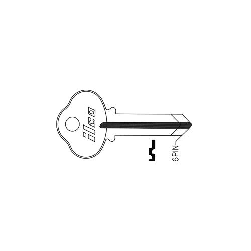 Sargent Key Blanks 6265R S5