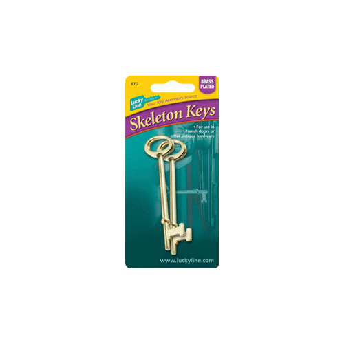 Lucky Line Products 87002 Skeleton Keys Flat 2/Card