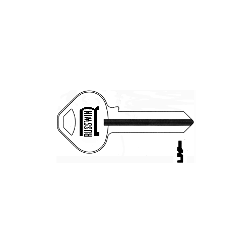 Key Blanks N21 Keyway 6 Pin, Nickel Silver, Original of Ilco A1011-21N - pack of 10