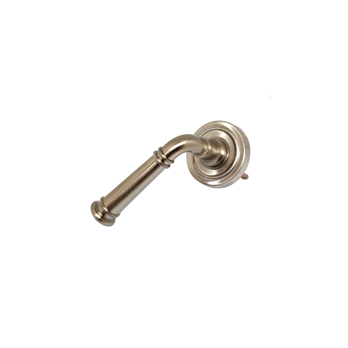 RR Deco Rose/Stanhope Lever Mortise Trim, RR Rose 2-9/16" Diameter, Satin Nickel US15/619