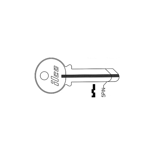 ILCO KEYBLANK NP KEY BLANK NICKEL PLATED