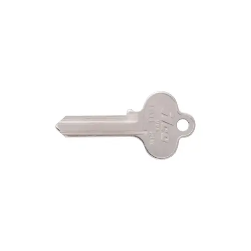 KEY BLANK ILCO KEYBLANK /RU1 NICKEL PLATED - pack of 10