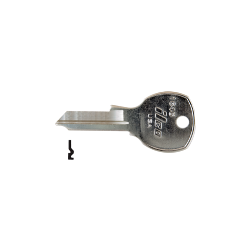 KEY BLANK ILCO KEY BLANK NICKEL PLATED - pack of 10