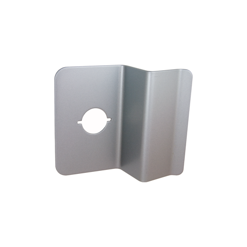 Offset Pull Nightlatch Trim for 22 Series Exits, Less Rim Cylinder, 689/SP28 Powder-Coated Aluminum