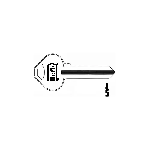 Key Blanks N24 Keyway 6 Pin, Nickel Silver, Original of Ilco A1011-24N - pack of 10