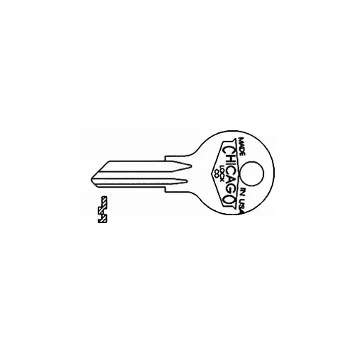 Compx Security DK9-XCP10 Chicago Key Blanks 1041TR CG29 - pack of 10