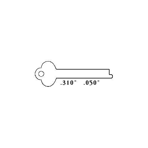 Flat Steel KET115L .050" Thick .310" Width