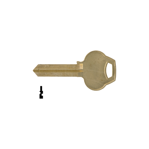 Corbin Key Blanks 67B2 Keyway 6-Pin, Plain Head, Nickel Silver