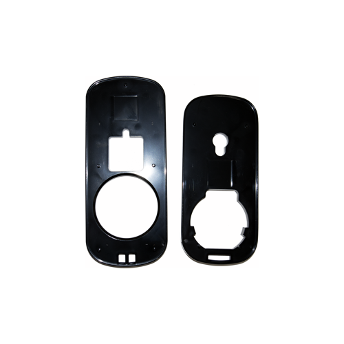 Yale Real Living Thin Door Gasket Touchscreen I/S & O/S Escutcheons (2 Pieces), Black Finish.