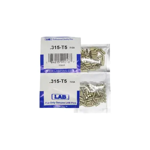 .315 Top Pin, Color-Coded, Brass Alloy, .115 Diameter, Crown .005 Universal, Smart Pack 150 Pins